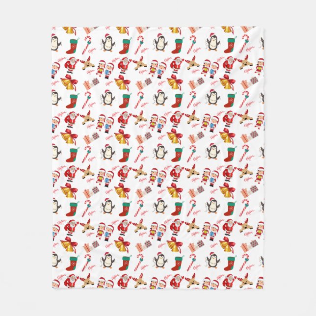 Cobertor De Velo Cozy Claus: Fanfarrão de Natal (Frente)