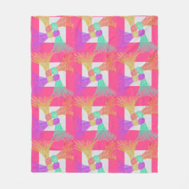 Cobertor De Velo Cozy Colorful Fleece Blanket 50" x 60"