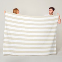 Cozy Elegance Creamy White Striped