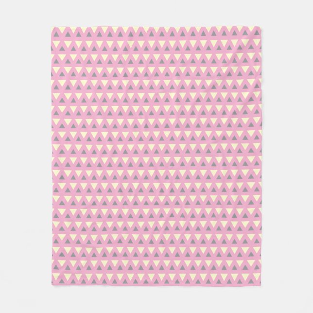 Cobertor De Velo Cozy Fleece Blanket  Modern Geometric Pattern (Frente)