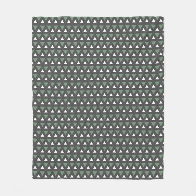 Cobertor De Velo Cozy Fleece Blanket  Modern Geometric Pattern (Frente)