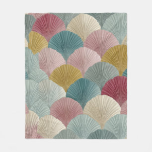 Cobertor De Velo Cozy Pastel Japonês Fan Fleece Blanket   Elegante