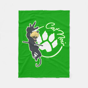 Cobertor De Velo Crachá Cat Noir