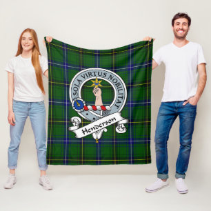 Cobertor De Velo Crachá Tartan do Clã Moderno Henderson Xadrez