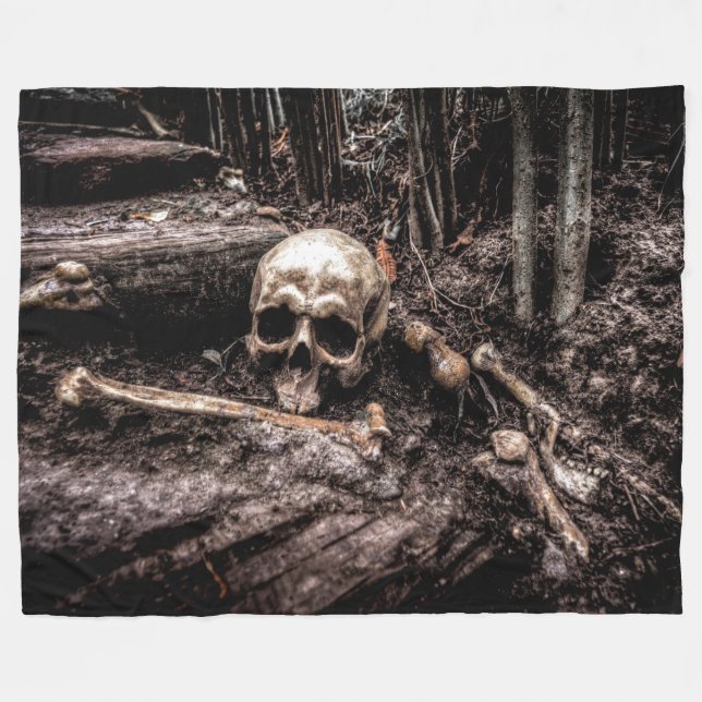 COBERTOR DE VELO CRÂNIO E OSSOS (Frente (Horizontal))