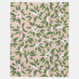 Cobertor De Velo Cream Garden Harmony Large