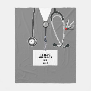 Cobertor De Velo Creative Doctor Fleece Blanket