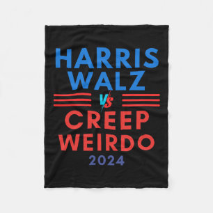 Cobertor De Velo Creep Vs Harris Waltz Funny Kamala WAlzheimer