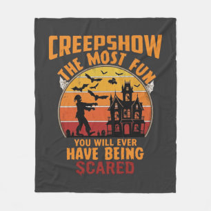 Cobertor De Velo Creepshow Halloween Zumbi Casa Assombrada Pôr do S