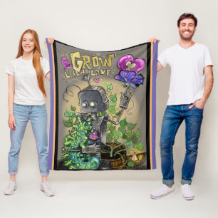 Cobertor De Velo Crescer Amar Suavizar e Bloop