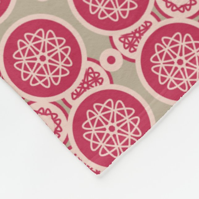 Cobertor De Velo Crescimento nuclear - magenta no centeio - padrão  (Quina)