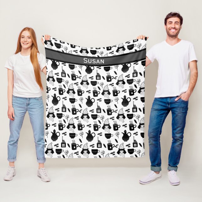 Cobertor De Velo Crianças Cortam Aquecendo Chá Cacau Chocolate Quen (In Situ)