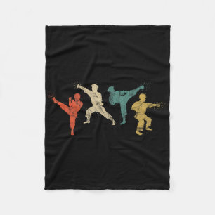 Cobertor De Velo Crianças De Artes Marciais Vintage E Adultos Camis