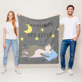 Cobertor De Velo Crianças de padrões de cinza adoráveis