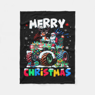 Cobertor De Velo Crianças Felizes Natal Xmas Luzes Monstros Caminhã