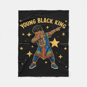 Cobertor De Velo Crianças Legal Jovem Rei Negro Orgulho Africano Pr