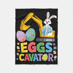 Cobertor De Velo Crianças Meninos Eggscavator Construção de Caça de