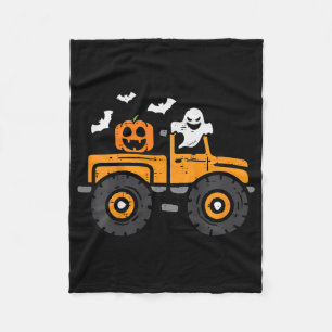 Cobertor De Velo Crianças Monster Truck Ghost Pumpkin Figurume de H