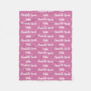 Cobertor De Velo Crianças Personalizadas Fleece Blanket