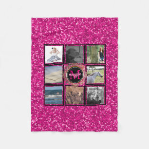 Cobertor De Velo Criar seu próprio nome da colagem da foto de  