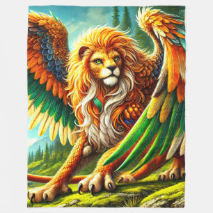 Cobertor De Velo Criatura do Leão