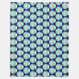 Cobertor De Velo Criatura Espacial Bonita E Coelho Coelho