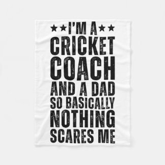 Cobertor De Velo Cricket Coach And A Dad So Sically Funny Cricket C