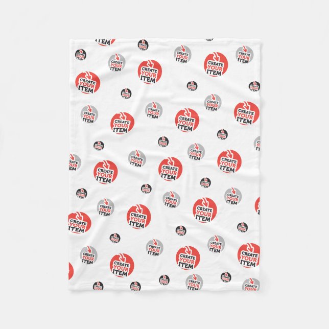 Cobertor De Velo CRIE-O-SEU-PRÓPRIO upload de design personalizado  (Frente)