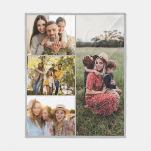 Cobertor De Velo Crie Sua Própria Colagem de Fotos Personalizada co