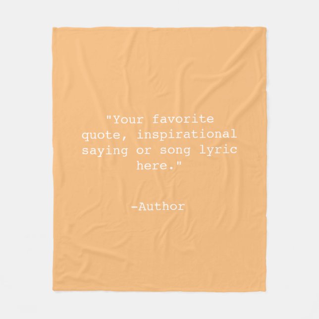 Cobertor De Velo Crie sua própria cotação (Frente)