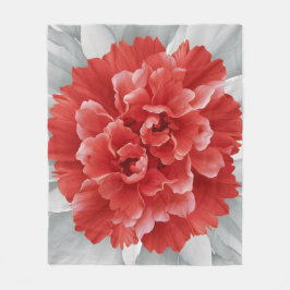 Cobertor De Velo Crimson Azalea Fleece Blanket