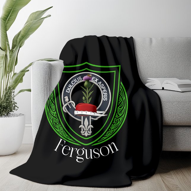 Cobertor De Velo Crista do Clã Escocês Ferguson (Criador carregado)
