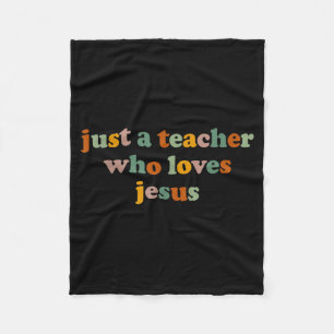 Cobertor De Velo Cristianismo Apenas Um Professor Que Ama Jesus Eng