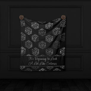 Cobertor De Velo Critérios RPG Fantasy Tabletop Retro Gamer Dice