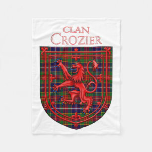 Cobertor De Velo Crozier Tartan Scottish Xadrez Lion Rampant