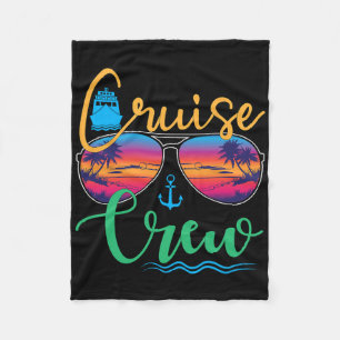 Cobertor De Velo Cruise Crew 2025 Family Vacation Beach Matching Gr