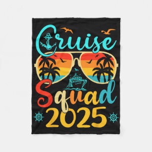 Cobertor De Velo Cruise Squad 2025 Summer Vacation Matching