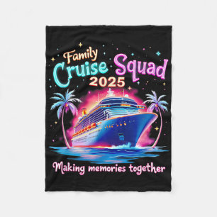 Cobertor De Velo Cruise Squad 2025 Summer Vacation Matching Cruise