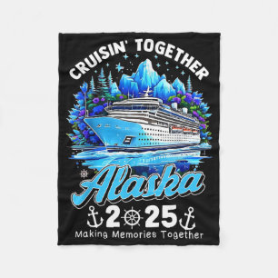 Cobertor De Velo Cruisin' Together Alasca 2025 Cruzeiro Alasca Famí