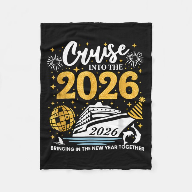 Cobertor De Velo Cruising Into 2026 New Years Eve Party Favors Fami (Frente)