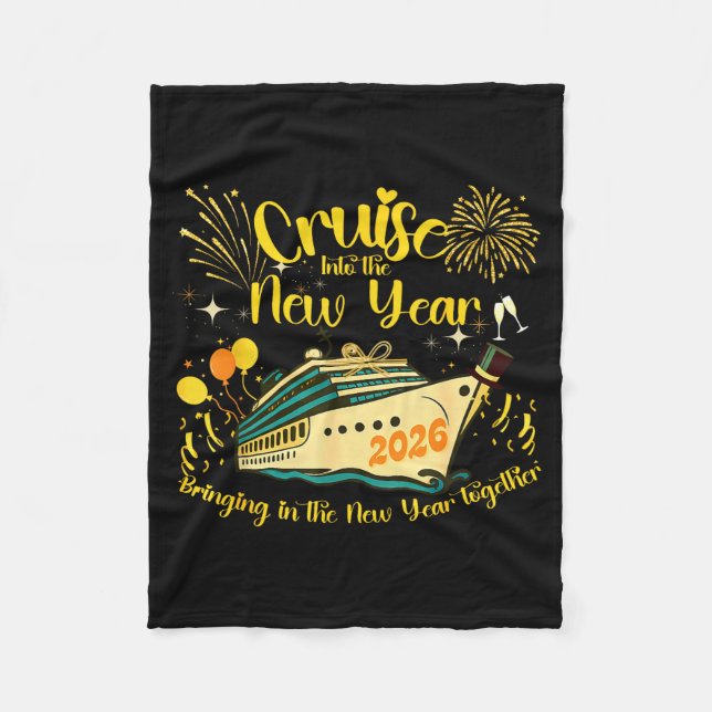 Cobertor De Velo Cruising Into 2026 New Years Eve Party Favors Fami (Frente)