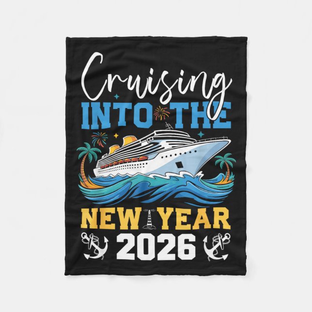 Cobertor De Velo Cruising Into The New Year 2026 Matching Family Ho (Frente)