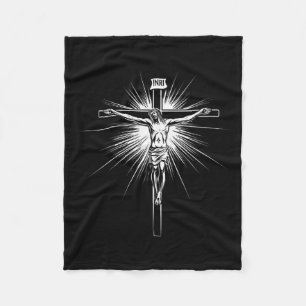 Cobertor De Velo Cruz Cristã Jesus Cristo Homens Mulheres Cristãos