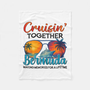 Cobertor De Velo Cruzando Juntos Bermudas 2025 Amigos Cruzeiros Ber