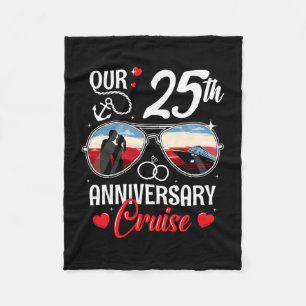 Cobertor De Velo Cruzeiro de Aniversário de 25 Anos de Casamento Ma