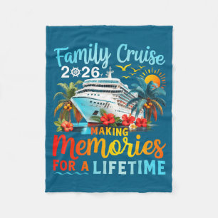 Cobertor De Velo Cruzeiro em Família Férias de Verão 2026 Arte
