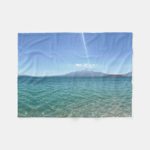 Cobertor De Velo Crystal Water View Blue Sky Beach Vibe Peaceful