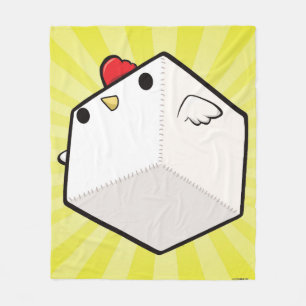 Cobertor De Velo Cubo bonito geral da galinha de Cockblock