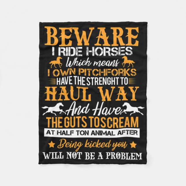 Cobertor De Velo Cuidado, Cavalo Cavalo Cavalo Cavaleiro Cavaleiro  (Frente)