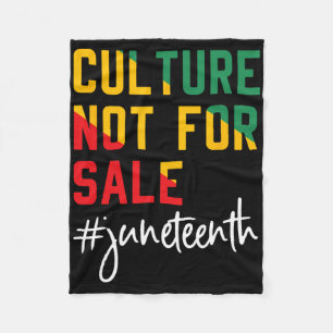 Cobertor De Velo Cultura Não Está À Venda Juneteenth, Juneteenth 18